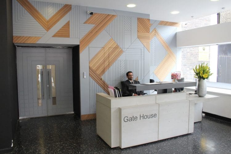 Geometric office design on show at Clerkenwell design week in London