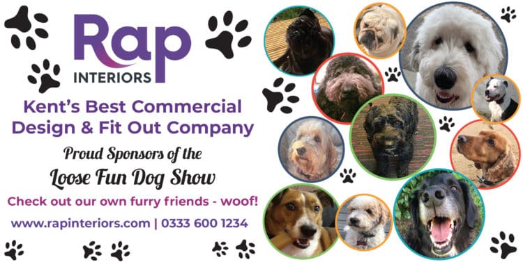 Dog banner for Loose Dog Show
