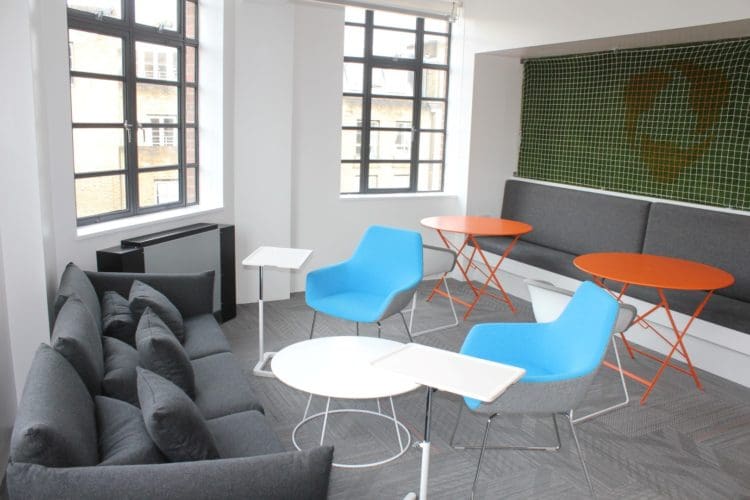 Hudl office fit out in London