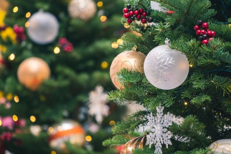 Christmas tree baubles
