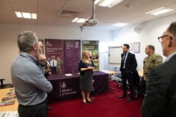 Rap Interiors attending a Military Covenant Event at the Rift Ashford office