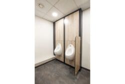 Urinal design and refurbishment in Brighton Sussex for World of Books