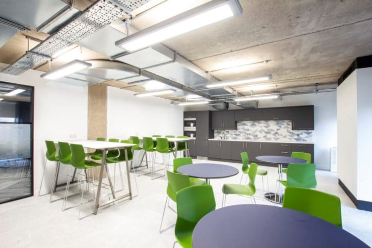 Workplace Kitchen Design With Office Breakout Furniture