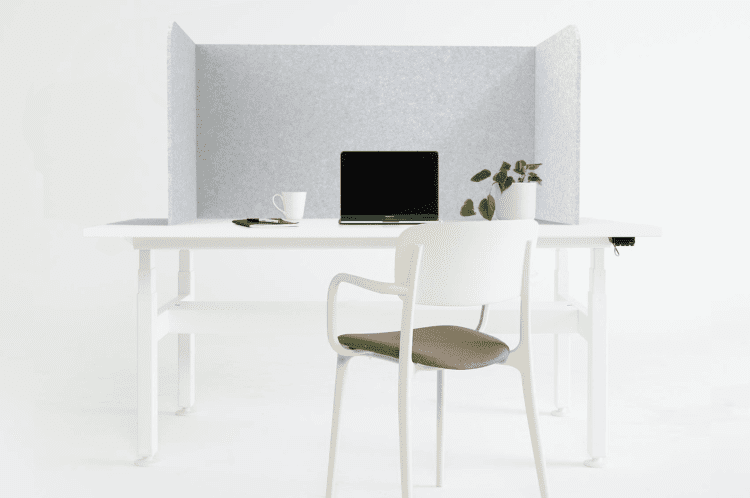 Folding Desk Screen 600mm high for Office Desk