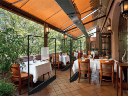 Restaurant using full height Protective Screens