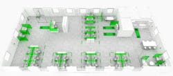 Office Space Planning for Social Distance