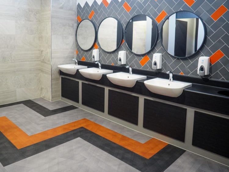 Haringey Sixth Form in Tottenhams newly refurbished washroom