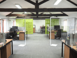 An office with a new interior design based in Kent