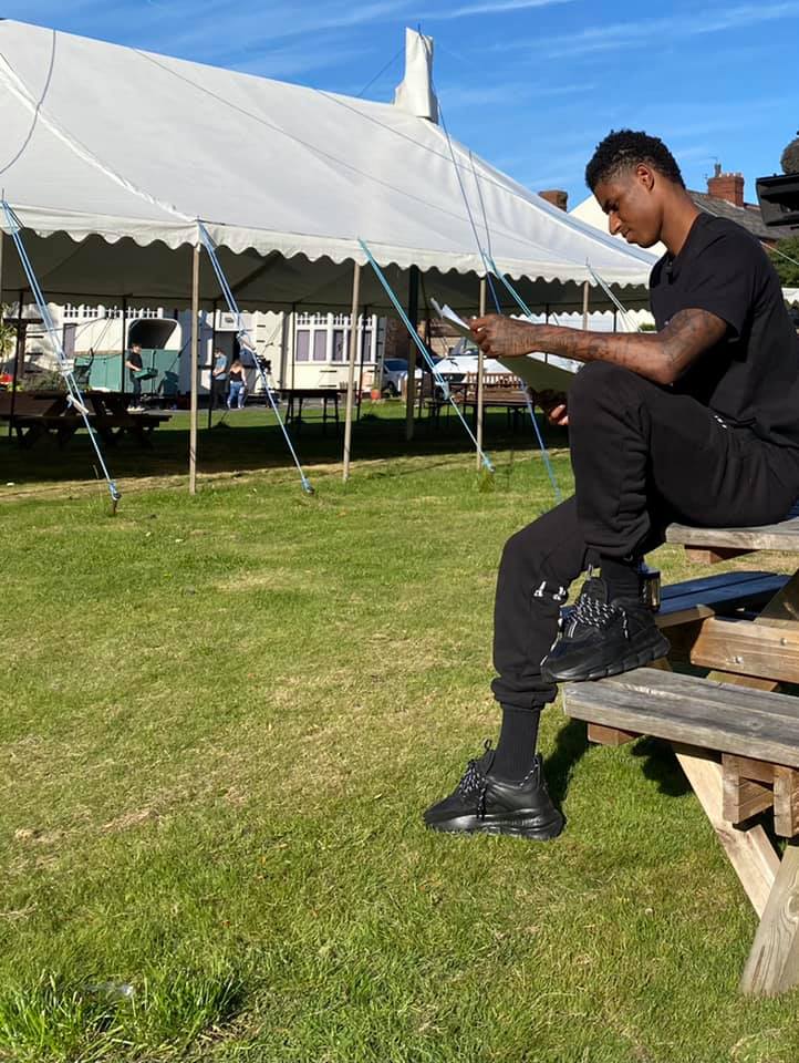 marcus rashford mbe free school meals campaigning