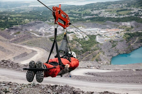 Estimator Gavin looking forward to doing the fastest zipline in Wales after the lockdown