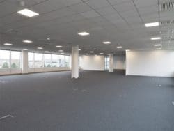 An empty workspace after dilapidations works completed in Dartford