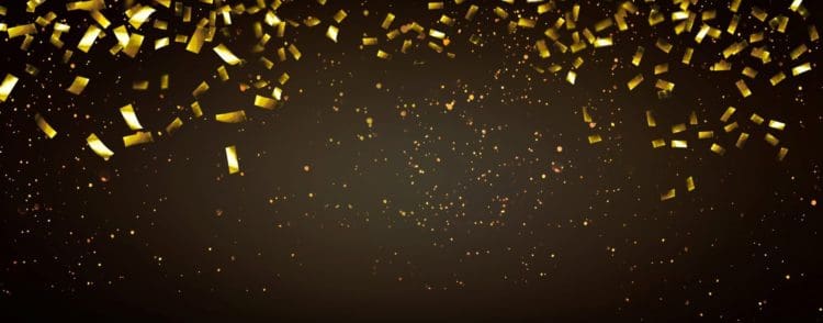 Gold confetti to celebrate Rap interiors 2 Constructing Excellence SECBE Awards