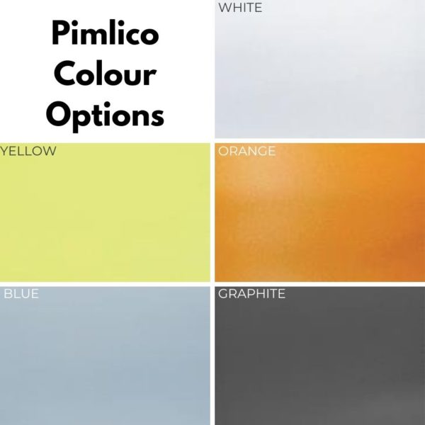 Pimlico plastic cafe chair available in 5 different colour options