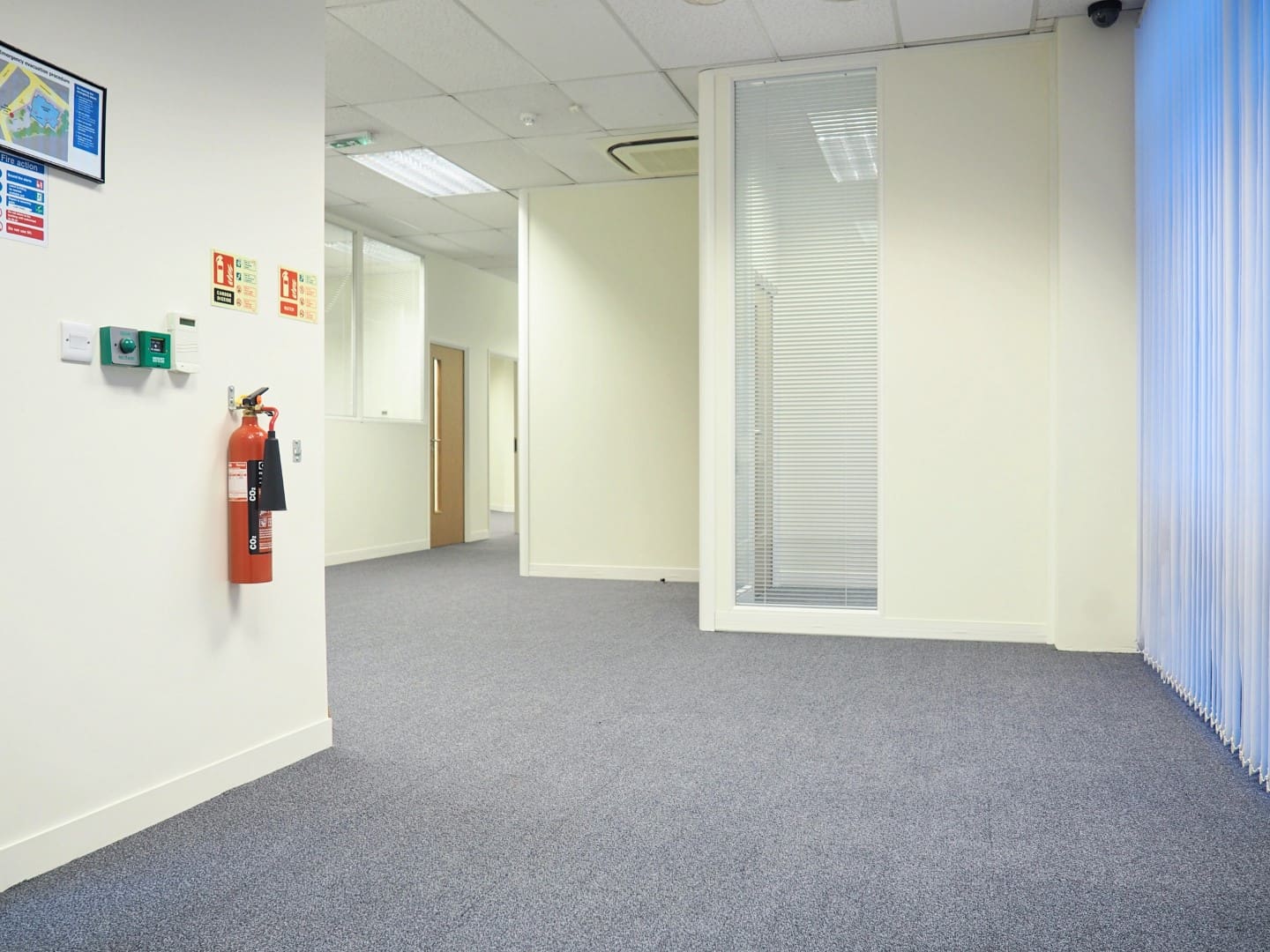 College lobby area created by Kent interior design company Rap Interiors