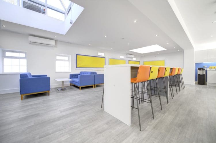 School staffroom design for Salisbury Primary School in London