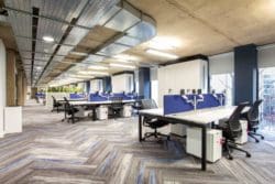 Office design and build project by London refurbishment company Rap Interiors