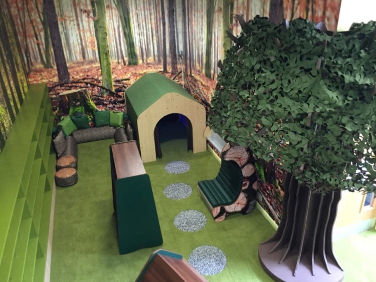 School reading area design at Southmead Primary School in London