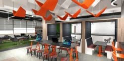 Sixth form centre interior design by London refurbishment company Rap Interiors