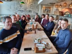 Rap Interiors team breakfast at the Potting Shed Maidstone