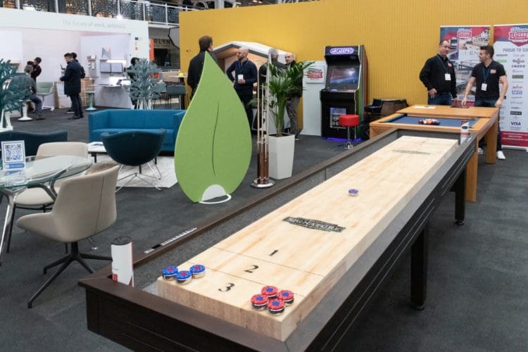 Games for a fun office interior design scheme