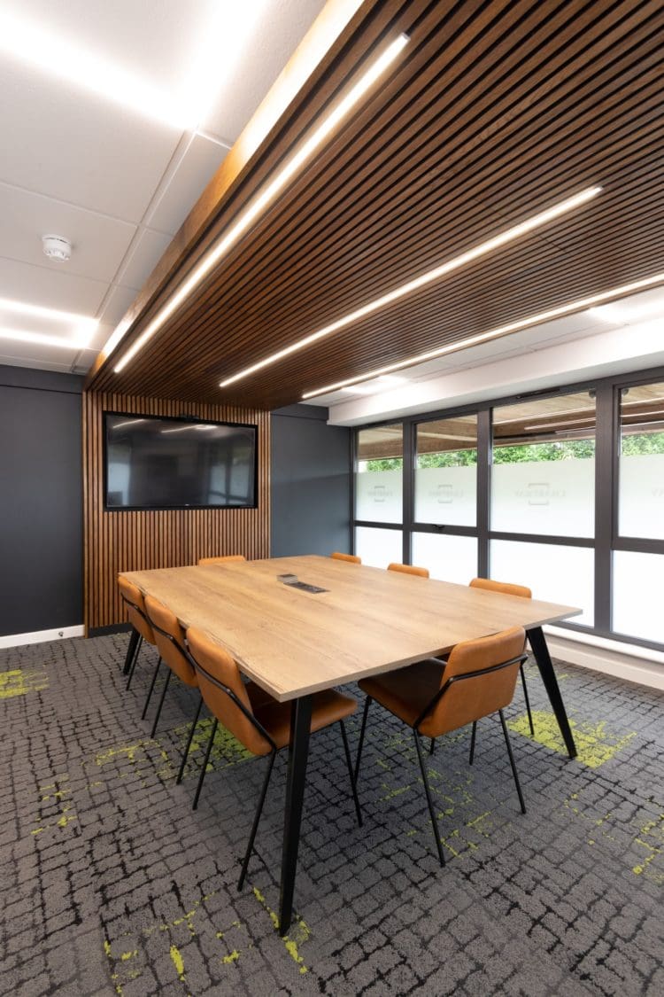 Office boardroom interior design for a Kent property developer