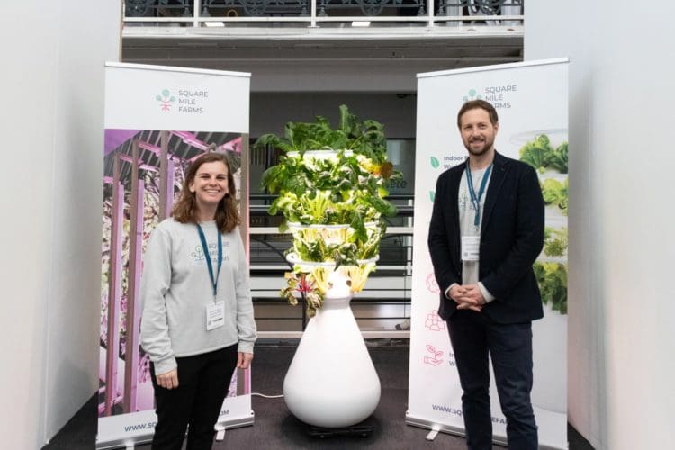 Office farm by Square Mile Farms for a sustainable office design idea