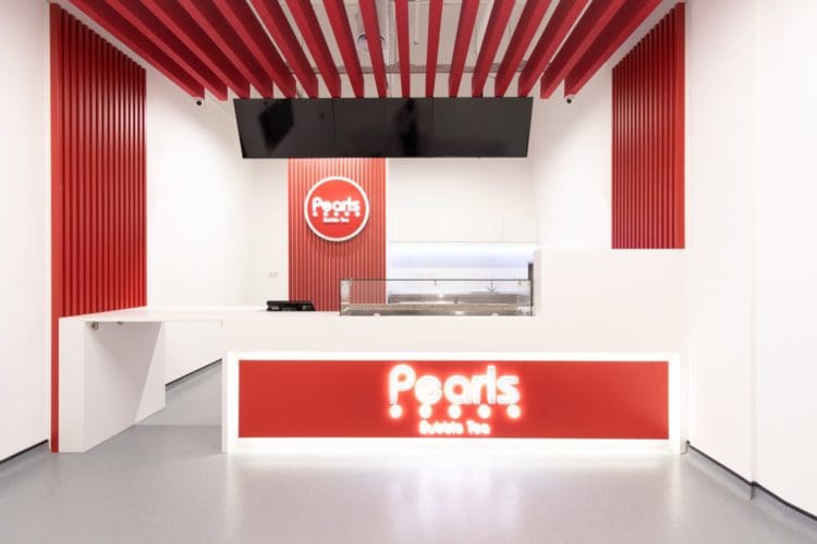 Shop interior design for Pearls Bubble Tea in Eastbourne
