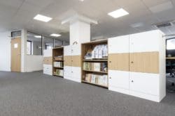 Office lockers designed for hotdesking