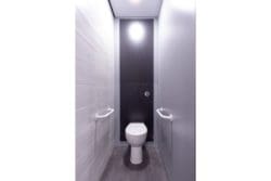 Ambulant toilet with grab rails at Walthamstow Academy London