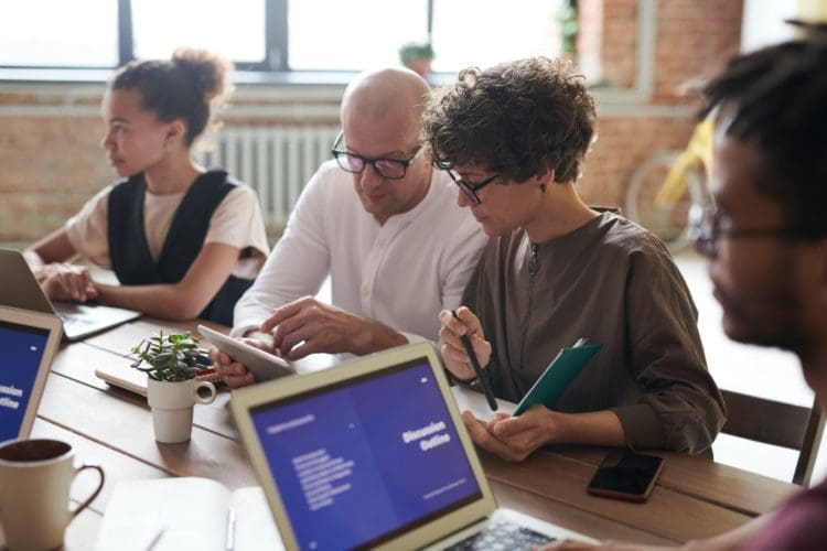 An inclusive workplace designed for skill sharing