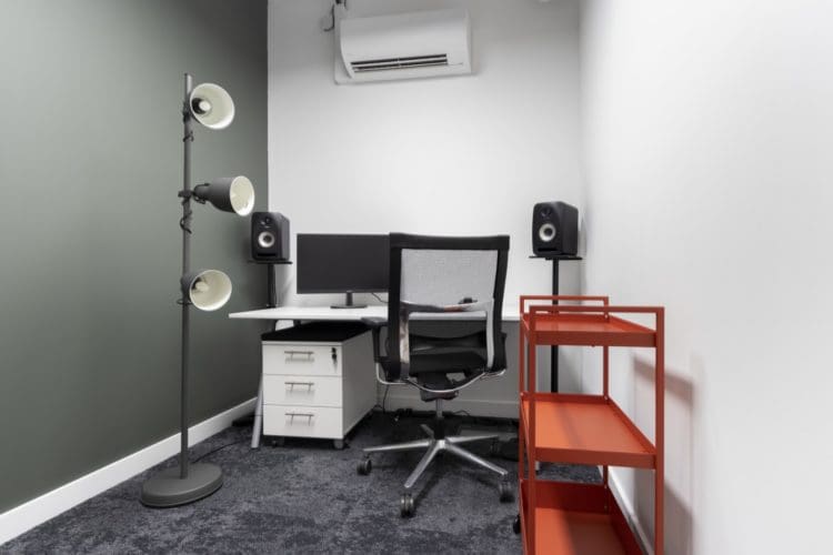 Office production suite for an advertising agency in London