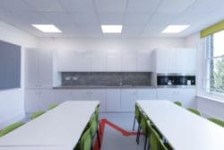 School tea point with microwaves installed by Rap Interiors