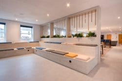 Bleacher seating at Classic Collection in Worthing