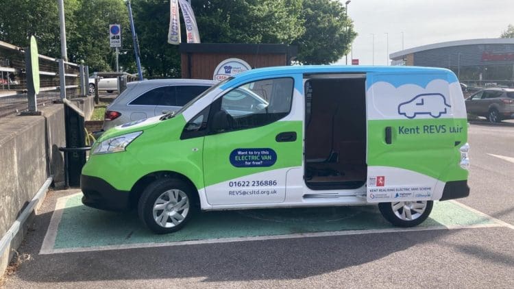 Kent REVS hire van for Rap Interiors