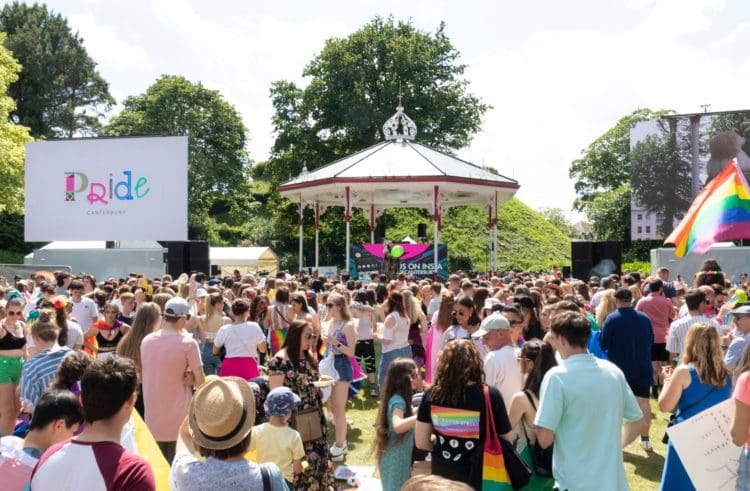 Canterbury Pride 2022 at Dane John Gardens