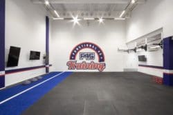 F45 gym interior design at Kensal Green in London by Rap Interiors