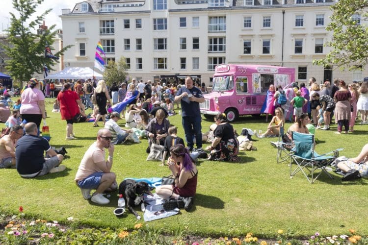 Ice cream van at Pride Canterbury 2022