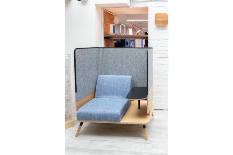 Peacework chair by Connection on display at Clerkenwell Design Week
