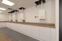 Newly refurbished training room designed and installed by Rap Interiors