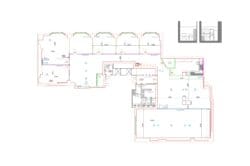 Office floorplan layout for a corporate client in London
