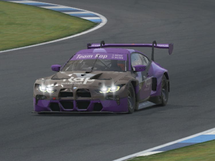 Rap Interiors' virtual BMW iRacing sports car