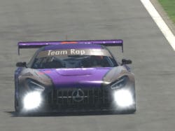 Rap Interiors' virtual Mercedes iRacing car