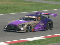 Rap Interiors' virtual Mercedes iRacing racing car