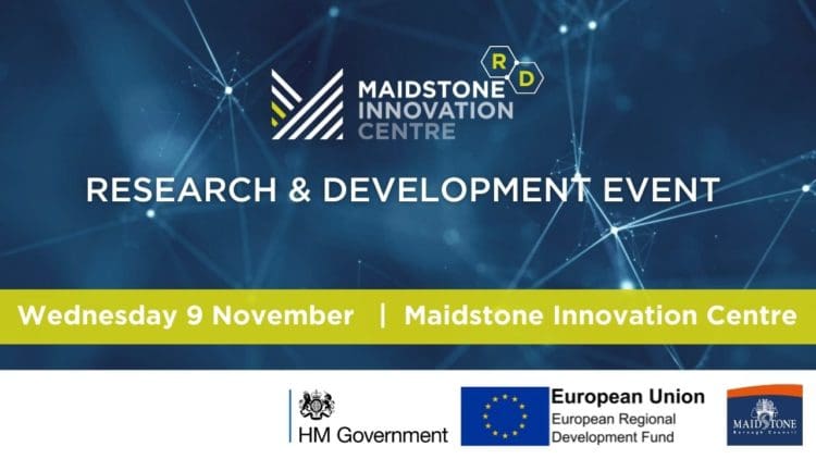 Maidstone Innovation Centre R&D event advert