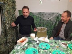 Martyn from Rap Interiors taking on bushtucker trial challenge