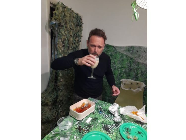 Rap director Martyn taking on a bushtucker trial challenge for charity