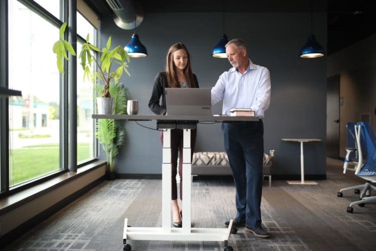 Office furniture that addresses older employees