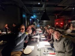 Rap Interiors work Christmas party at Temper Shoreditch