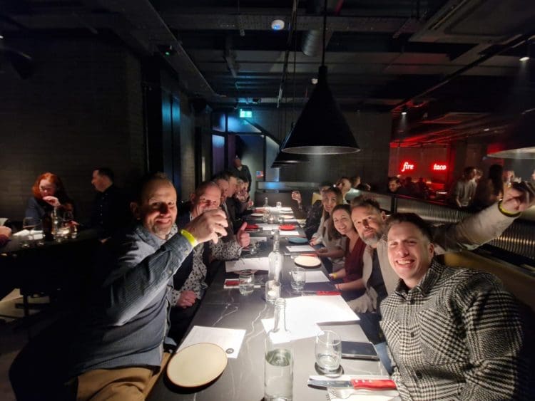 Rap Interiors work Christmas party at Temper Shoreditch