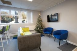 Office breakout area furniture solutions installed by Rap Interiors
